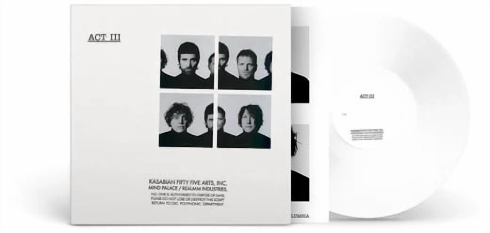 Kasabian - Act III - White Colored Vinyl - Music & Performance