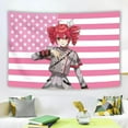 thumbnail image 1 of Kasane Teto Pink American Flag Wall Hanging Wallpaper Tapestry Headboard Aesthetic Room Decor Birthday Gift Room Decor Tapestry, 1 of 5