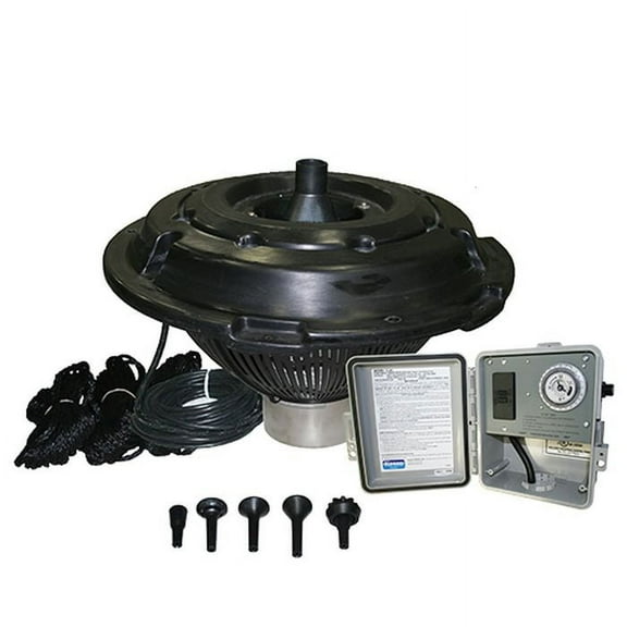 Kasco 1 HP J Series Decorative Fountain - 120V with 150 Ft Electric Power Cord | Pond and Lake Fountain | Efficient Pond Aerator Outdoor Fountain