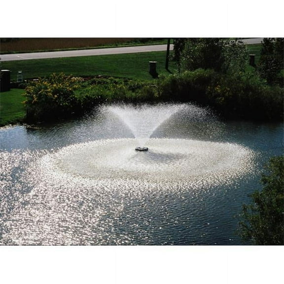 Kasco 1 HP J Series Decorative Fountain - 240V with 200 Ft Electric Power Cord | Pond and Lake Fountain | Efficient Pond Aerator Outdoor Fountain