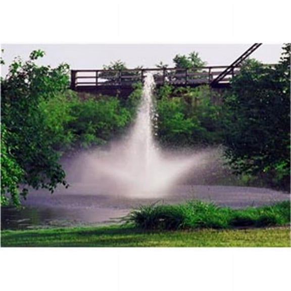 Kasco 2 HP J Series Decorative Fountain - 240V with 250 Ft Electric Power Cord | Pond and Lake Fountain | Efficient Pond Aerator Outdoor Fountain