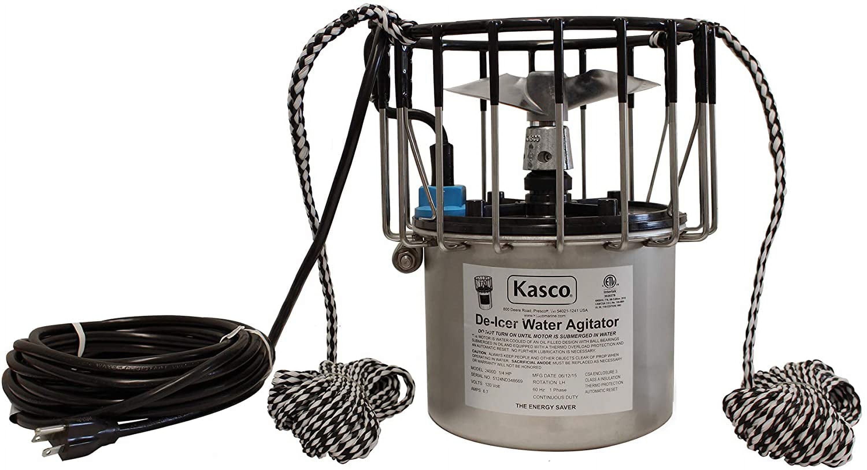 Kasco Marine Deicer ½ HP Lake & Pond Deicer 120V (100Ft Power Cord