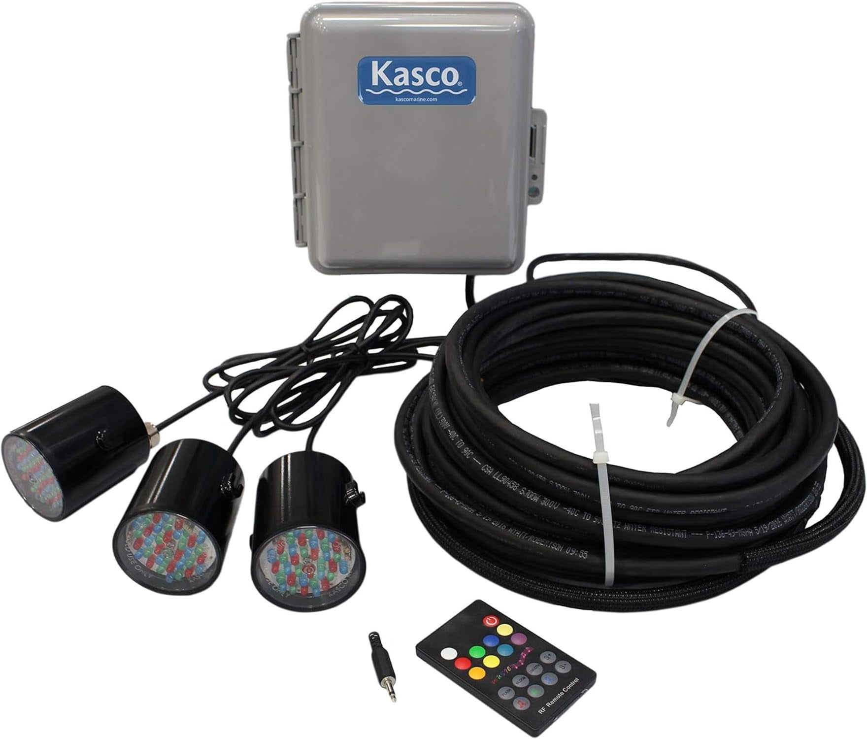 Kasco RGB LED Lighting 3 Fixtures for 1/2-1 HP Units Runs on 24V DC at ...
