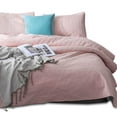thumbnail image 1 of Kasentex Geometric Microfiber/Polyester Quilt, Queen, Pink, 1 of 6