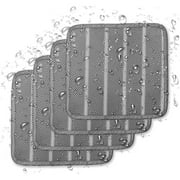 Kasentex  Indoor/Outdoor Mesh Seat Chair Cushion Non-Slip - Set of 4 - 16x16 Grey