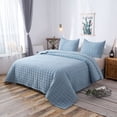 thumbnail image 1 of Kasentex Stonewashed Reversible Quilt Set, 1 of 5