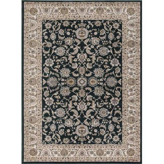 Kashan 28158 9 ft. 3 in. x 12 ft. 6 in. Bergama Rectangle Area Rug, Green