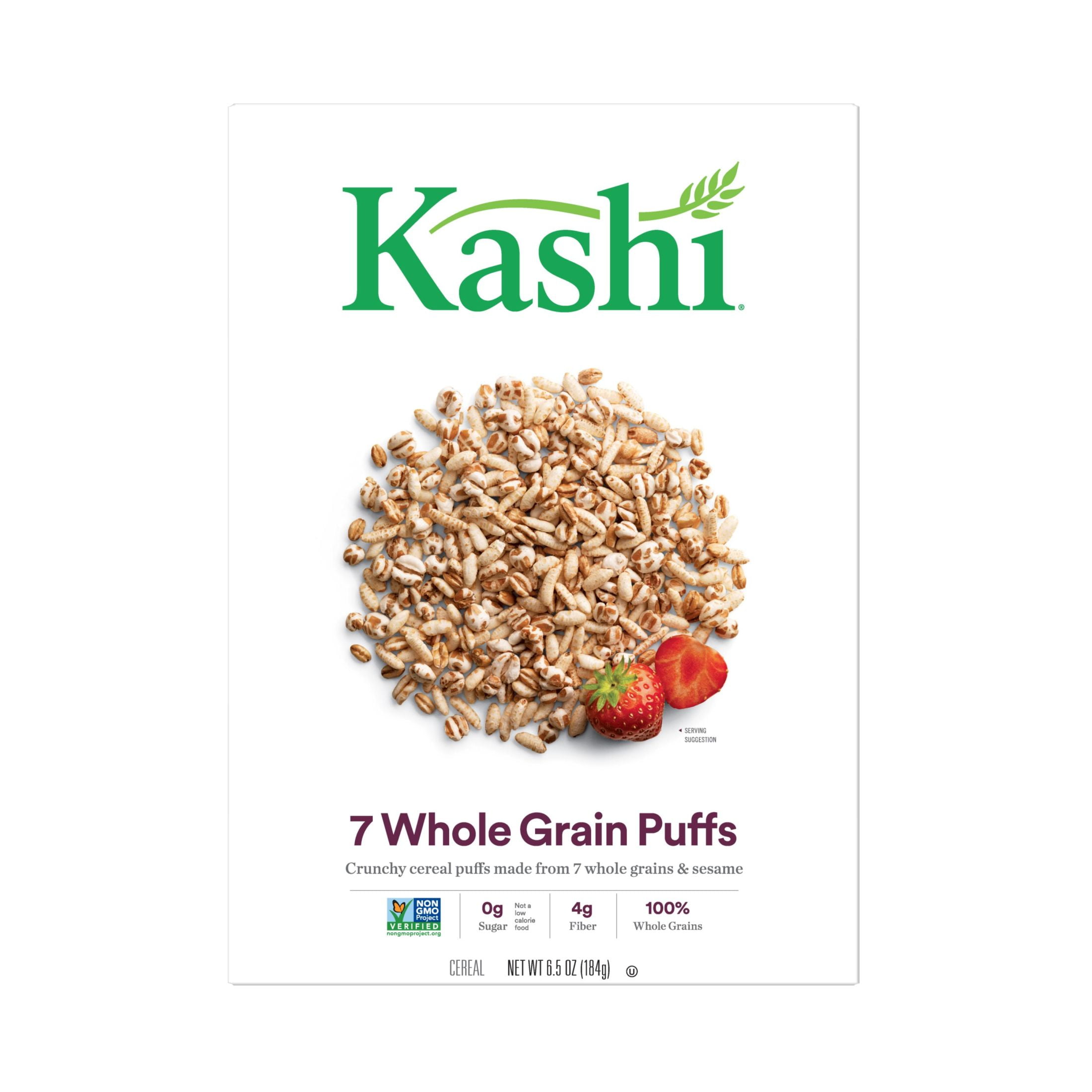 Kashi 7 Whole Grain Puffs Breakfast Cereal, 6.5 oz
