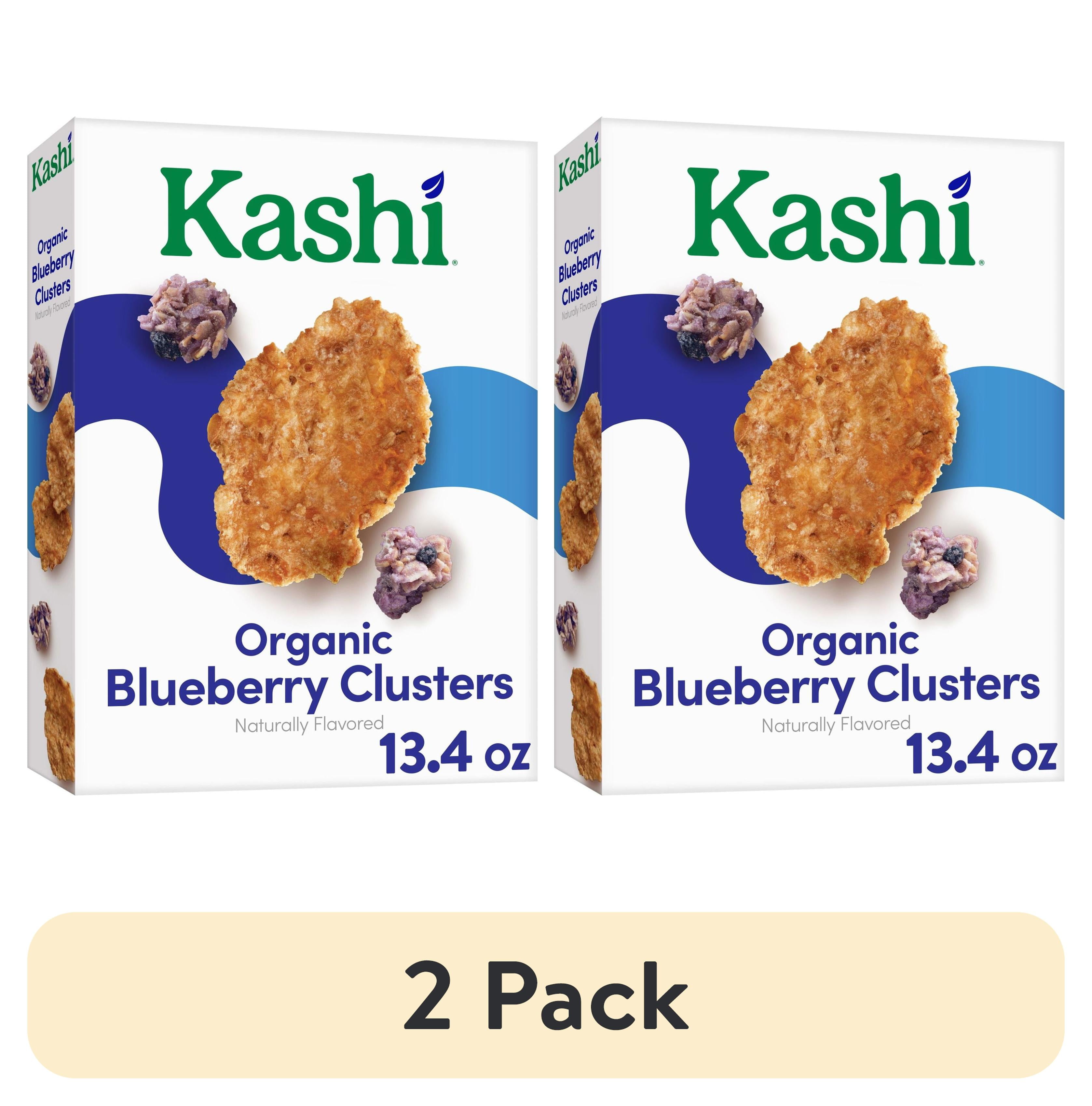 (2 pack) Kashi Blueberry Clusters Breakfast Cereal, 13.4 oz Box