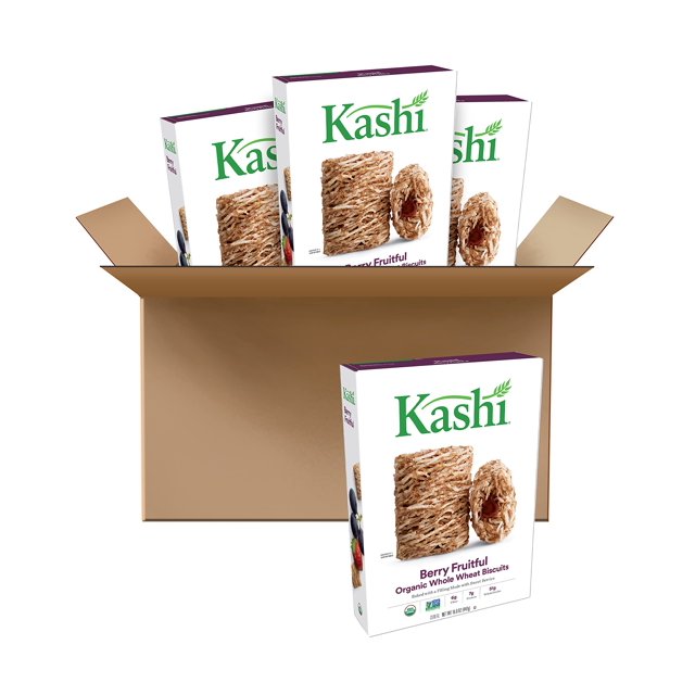 Kashi Breakfast Cereal, Vegan Protein, Organic Fiber Cereal, Bulk