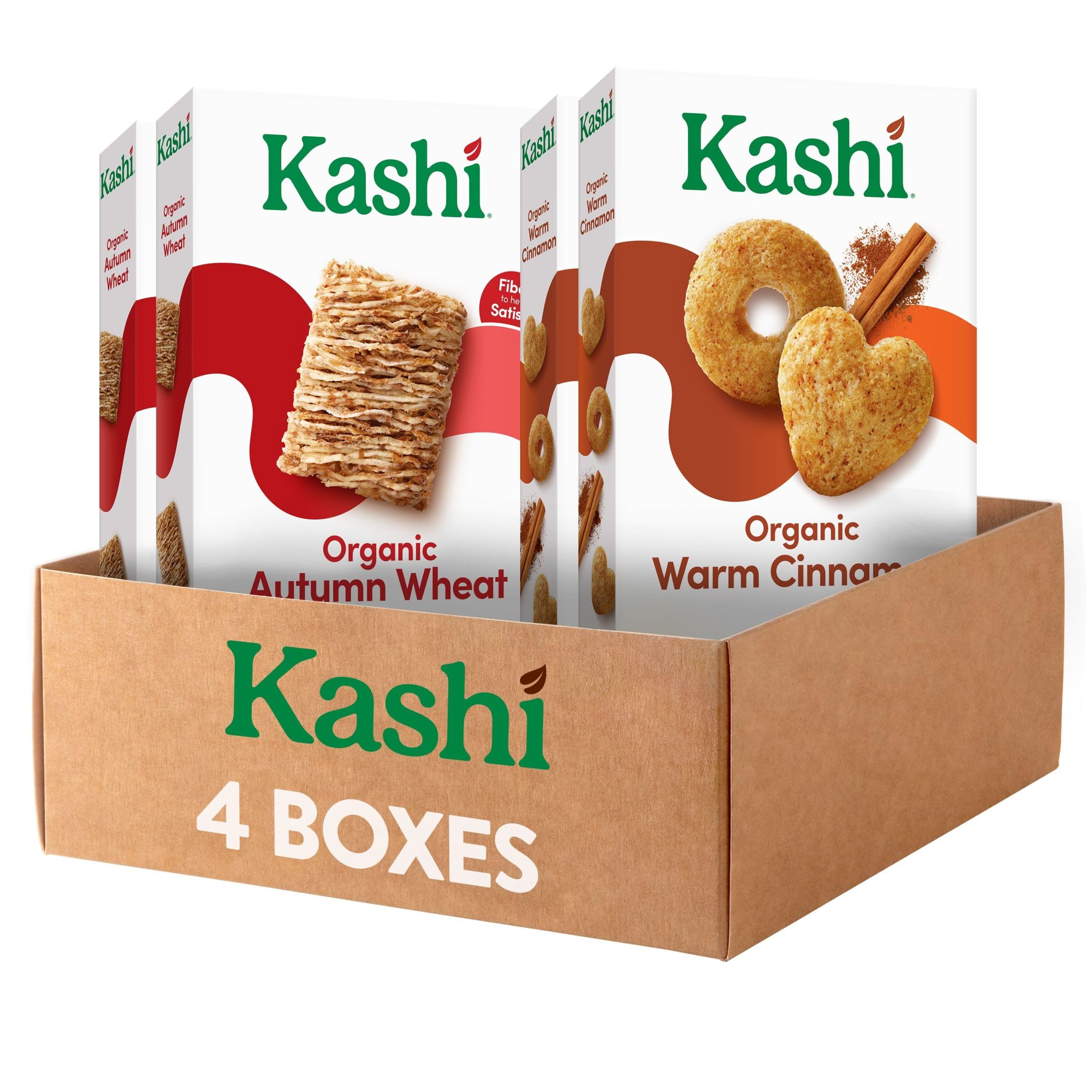 Kashi Cold Breakfast Cereal, Family Breakfast, Organic Fiber Cereal