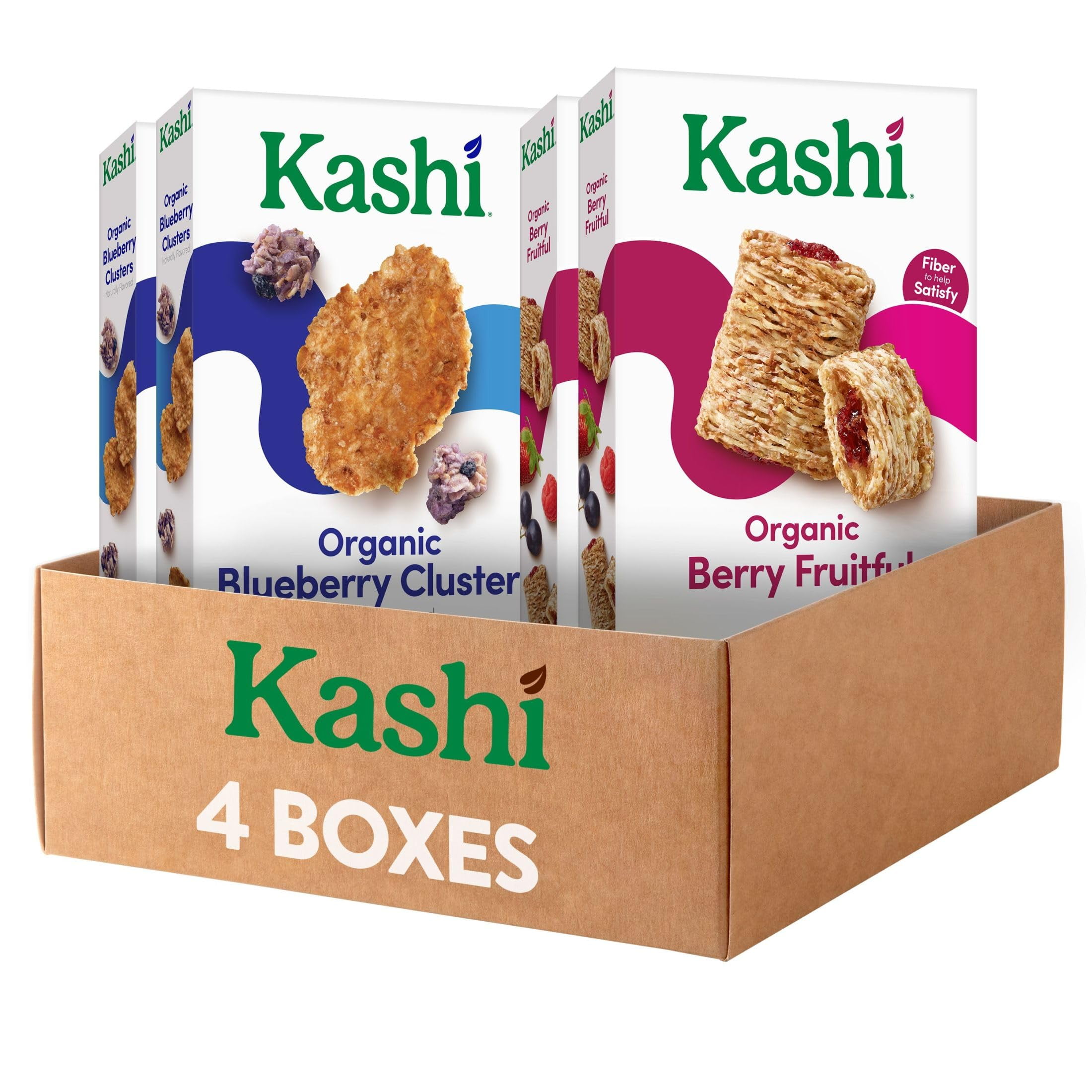 Kashi Cold Breakfast Cereal, Family Breakfast, Organic Fiber Cereal