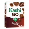 thumbnail image 1 of Kashi GO Cold Breakfast Cereal, Vegan Protein, Fiber Cereal, Chocolate Crunch, 12.2oz Box (1 Box), 1 of 4