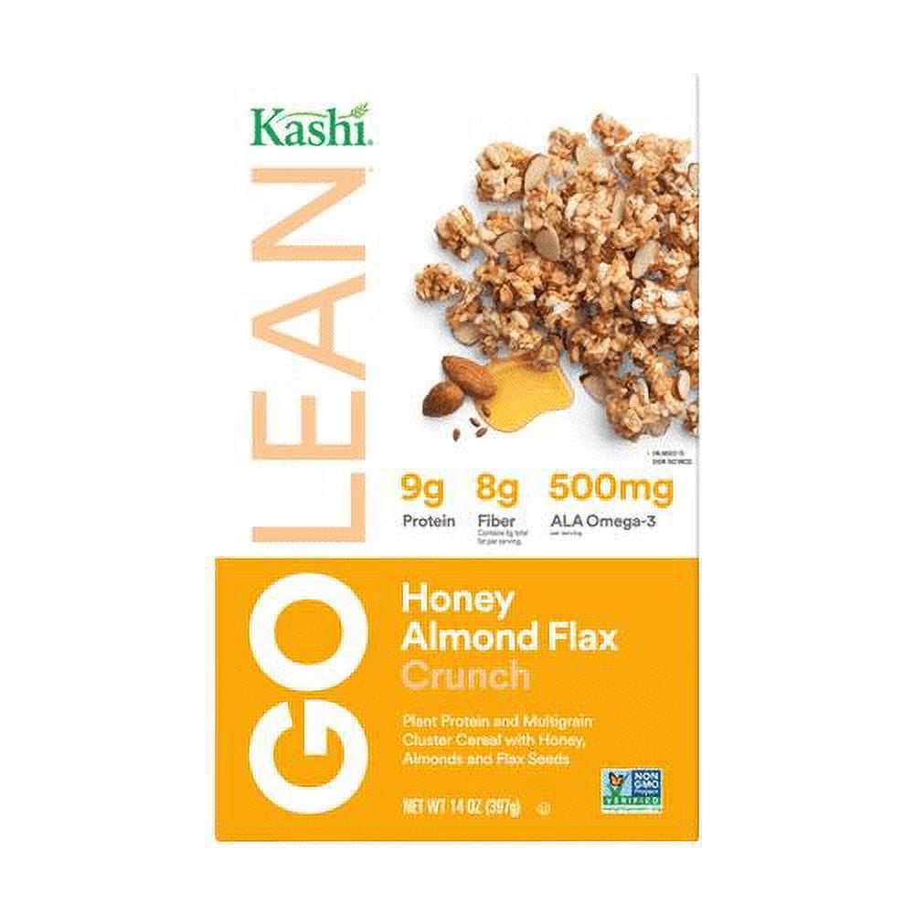 Kashi GoLean Crunch! Multigrain Cluster Cereal Honey Almond Flax 14OZ