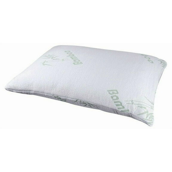 Kashi Home Bamboo Memory Foam Pillow, Hypo-Allergenic Removable Bamboo Cover, King Size -36"x19"