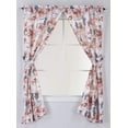 thumbnail image 1 of Kashi Home Fabric Canvas Window Curtain Panels for Small Window, Floral Design, 54" x 58", 1 of 5