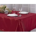 thumbnail image 1 of Kashi Home Glitter Fabric Tablecloth with Decorative Glitter Design for Gathering, Buffet Table, Parties, Holiday Dinner, Wedding & More, 70" Round, Red, 1 of 3