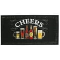 thumbnail image 1 of Kashi Home Kitchen Rug, Area Rug, Mat, Beautiful Print Non-Skid Latex Back Cheers & Beers 18x30 Rectangle, 1 of 3