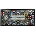 thumbnail image 1 of Kashi Home Kitchen Rug, Area Rug, Mat, Beautiful Print Non-Skid Latex Back Sweet Home Mossaic 20x40 Rectangle, 1 of 4