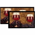 thumbnail image 1 of Kashi Home Kitchen Rug, Printed Area Rug, Durable Floor, Door Mat, Farmhouse Non-Slip Carpet Latex Backing Beautiful Design Rossissimo 20x40 Rectangle, 1 of 3