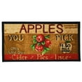 thumbnail image 1 of Kashi Home Kitchen Rug, Printed Area Rug, Durable Floor, Door Mat, Farmhouse Non-Slip Carpet Latex Backing Beautiful Design, Apple Cider 20x40 Rectangle, 1 of 3