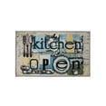 thumbnail image 1 of Kashi Home Kitchen Rug, Printed Area Rug, Durable Floor, Door Mat, Farmhouse Non-Slip Carpet Latex Backing Beautiful Design, Open Kitchen 18x30 Rectangle, 1 of 3