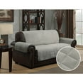 thumbnail image 1 of Kashi Home Microsuede Box Cushion Loveseat Slipcover, 1 of 5