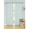 thumbnail image 1 of Kashi Home Quinn Geometric Room Darkening Grommet Single Curtain Panel Blue, 1 of 6