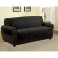 thumbnail image 1 of Kashi Home Sofa Pet-Friendly Slipcovers Microfiber and Microsuede Slipcovers, Black, 1 of 5