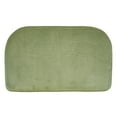 thumbnail image 1 of Kashi Home Soft Plush Memory Foam Non-Slip Backing Kitchen Rug Mat, 18x30 Inch D-Shape - Green, 1 of 3