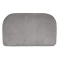 thumbnail image 1 of Kashi Home Soft Plush Memory Foam Non-Slip Backing Kitchen Rug Mat, 18x30 Inch D-Shape Slice Kitchen Floor Mat, Grey, 1 of 3