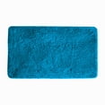 thumbnail image 1 of Kashi Home Turquoise Polyester Bath Rug, 18" x 30", Non-Slip, 1 of 3