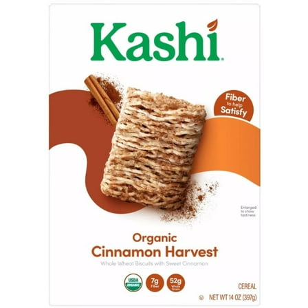 Kashi Organic Cinnamon Harvest Cereal 14 oz