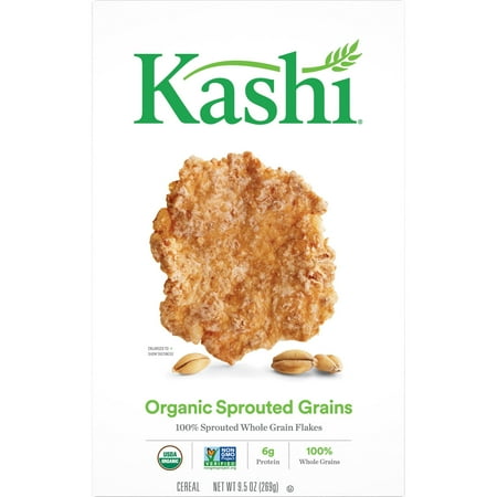 (2 pack) (2 Pack) Kashi Organic Breakfast Cereal, Sprouted Grains, 9.5 Oz
