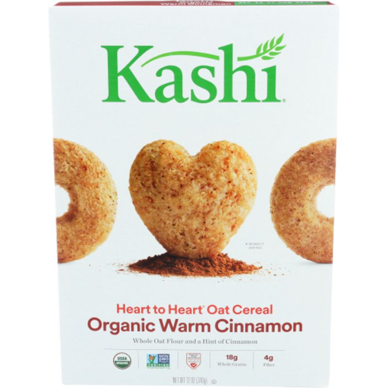 Kashi Organic Warm Cinnamon Heart To Heart Cereal 12 oz