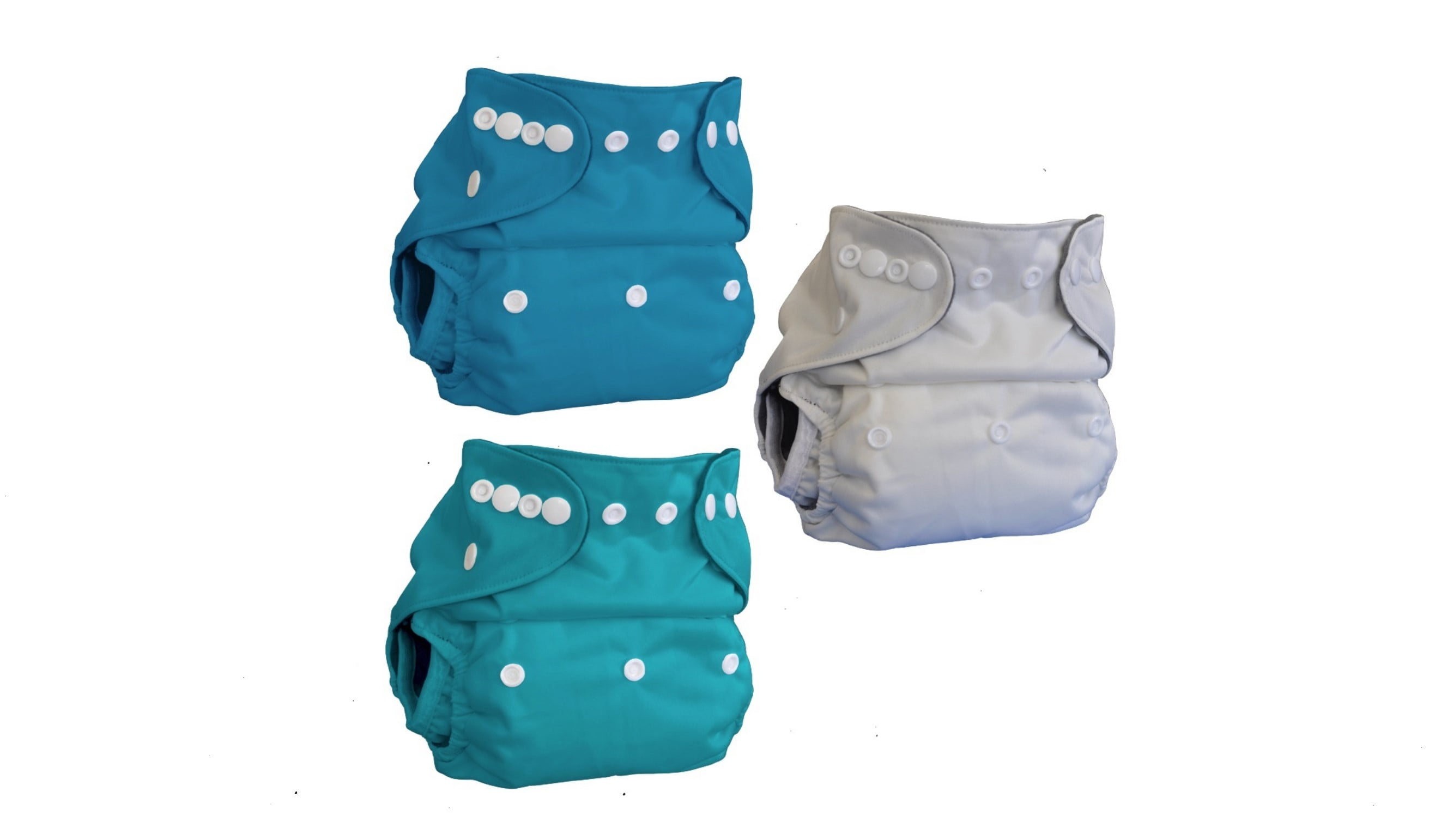 Kashmir Baby Charcoal Bamboo One Size Pocket Cloth Diapers 2 Pack. Snap Closure. “Lil' Adventurer”