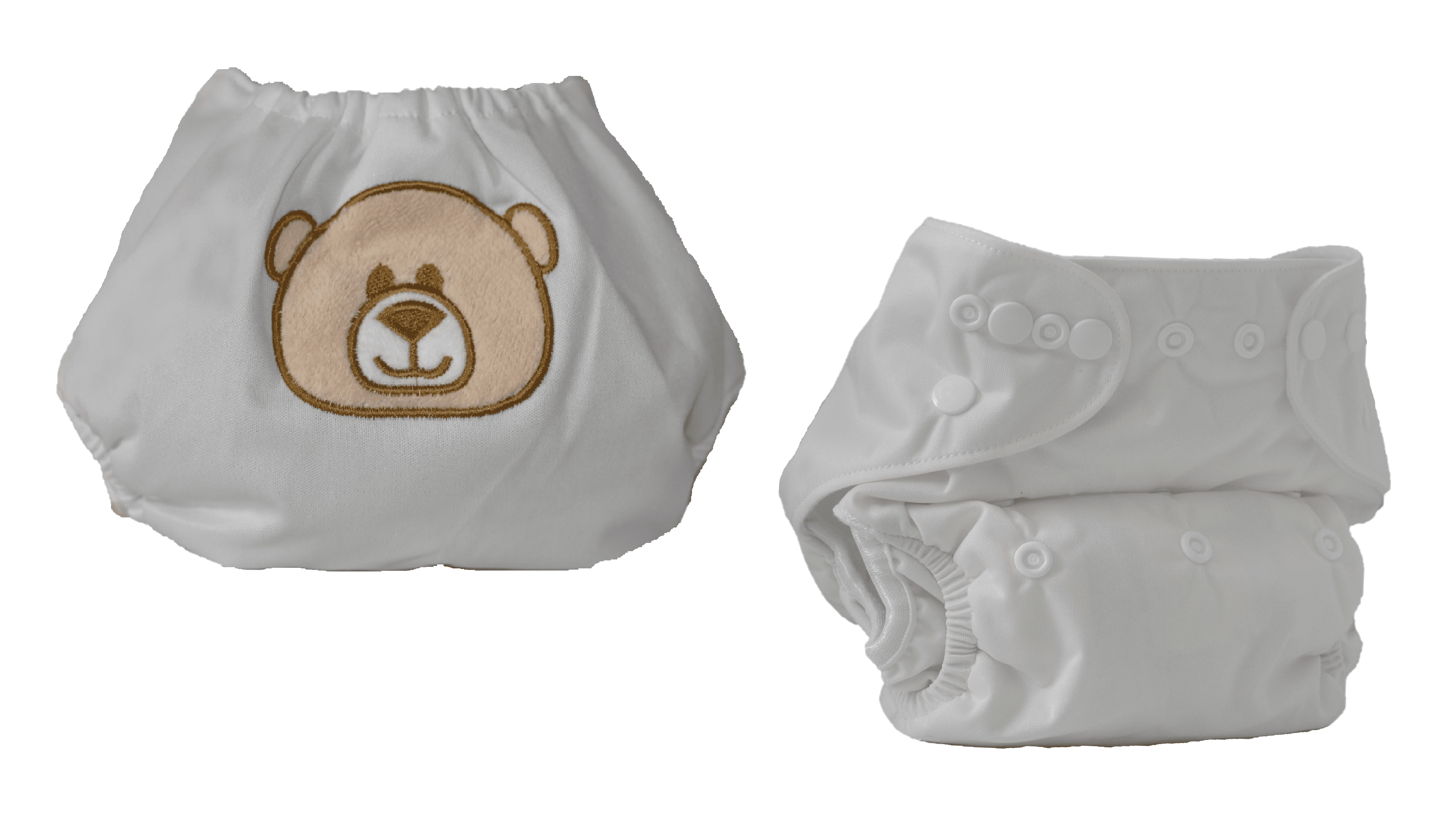 Kashmir Baby One Size Pocket Cloth Diapers (2 Pack) Snap Closure “Cuddle-Bug“