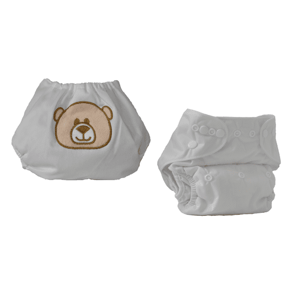 Kashmir Baby One Size Pocket Cloth Diapers (2 Pack) Snap Closure Cuddle-Bug
