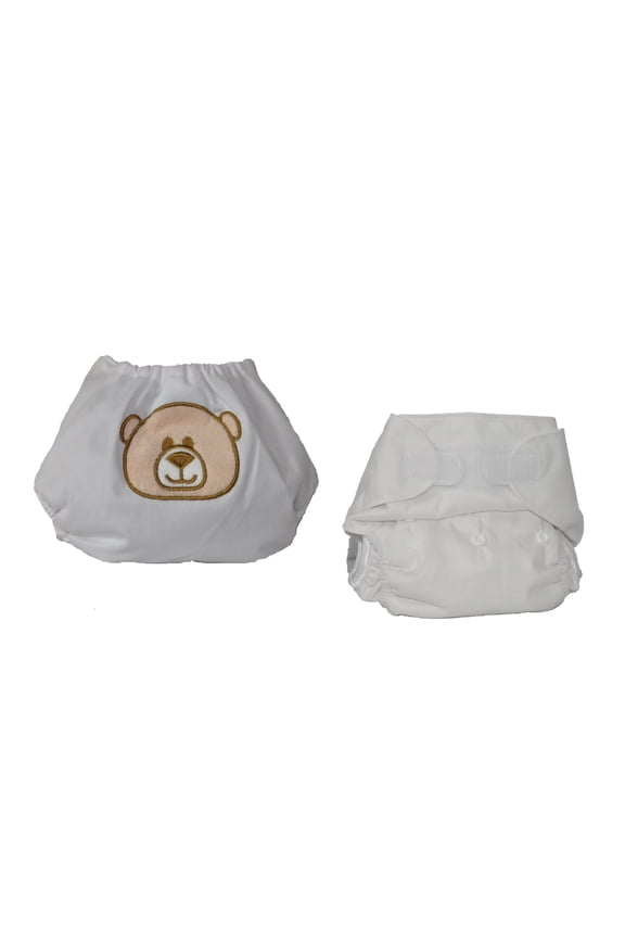 One Size Pocket Cloth Diapers (2 Pack) Velcro Closure Cuddle-Bug
