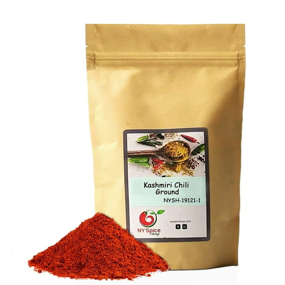 Kashmiri Chili Ground - Hot Kashmiri Chili - Free Shipping - 1 Lb.
