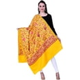 thumbnail image 1 of Kashmiri Shawl / Stole /Wrap for Women, Heavy Aari Embroidery Jaal, (Size 40 X 80 Inches), 1 of 6