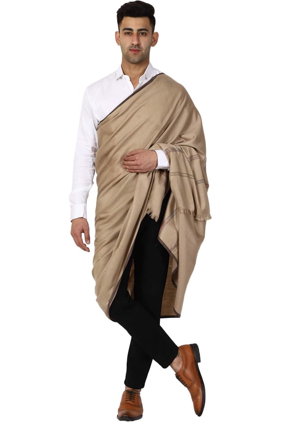 Kashmiri Shawl / Stole /Wrap for Women, Woven Wool Design, (Size 40 X 80 Inches)