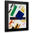thumbnail image 1 of Kasimir, Malevich 15x18 Black Modern Framed Museum Art Print Titled - Suprematist Composition, 1 of 5