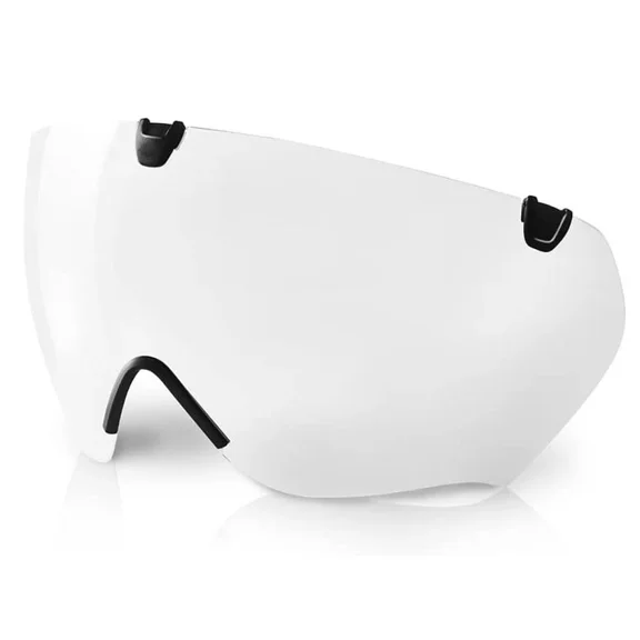 Kask Bambino Pro Visor - Clear - Large - (3 Black Edge Wrapping Magnets - Helmet has Inset)