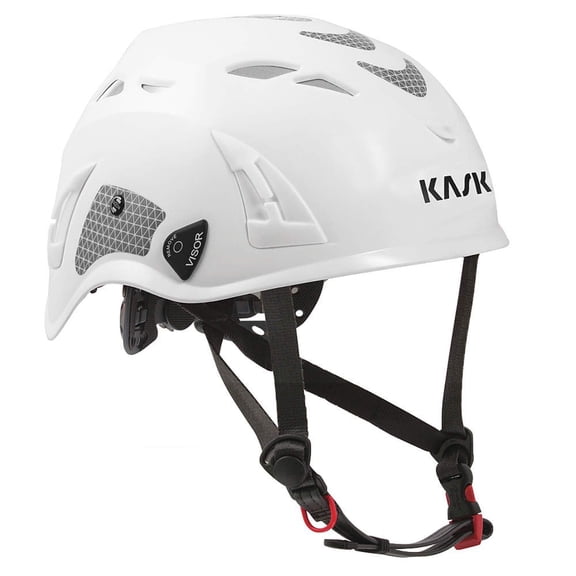 Kask Superplasma Hi-Viz Helmet - White Fluorescent