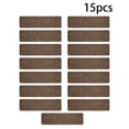 thumbnail image 1 of Kaskawise 8" X 30" (15 in Pack) Nonslip Carpet Stair Treads Non-Skid Safety Rug Slip Resistant Indoor Runner for Kids Elders & Pets with Reusable Adhesive - Brown - Non Slip Stair Treads Indoor, 1 of 6