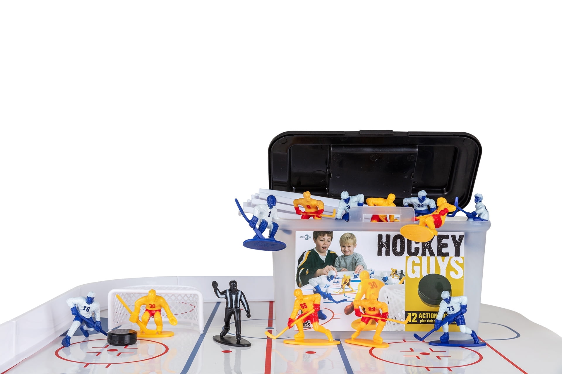 Hockey Guys Action Figures Set - Blue/White vs Maroon/Gold