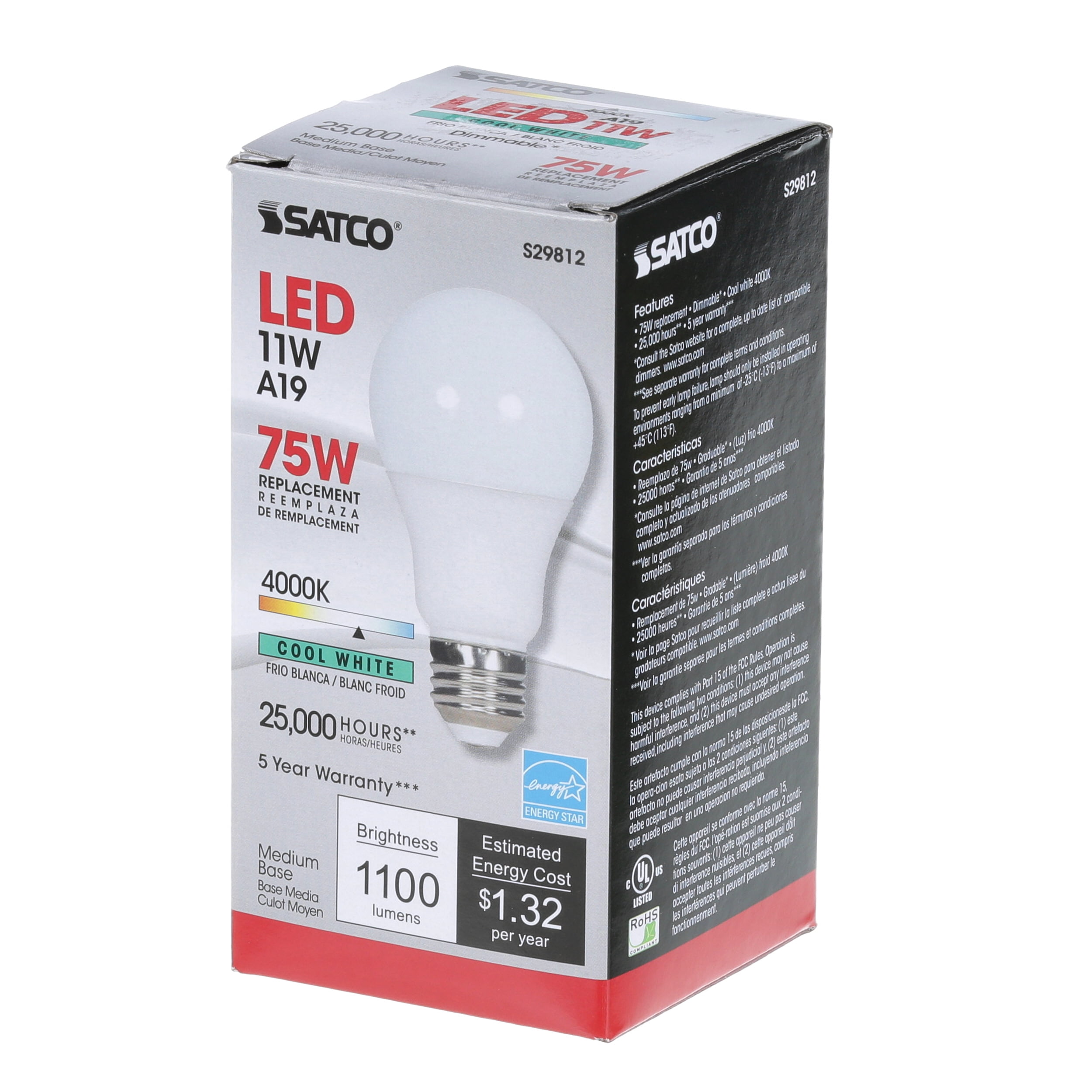 Kason® - 11802CA0E26 - Satco LED Light Bulb