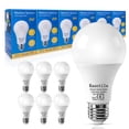 thumbnail image 1 of Kasotile Dusk to Dawn Light Bulbs Outdoor 80 Watt Equivalent, Motion Sensing LED Light Bulb, 9W Cold White 6000K, 800Lumen, A19 E26 Bulbs,6pack., 1 of 1