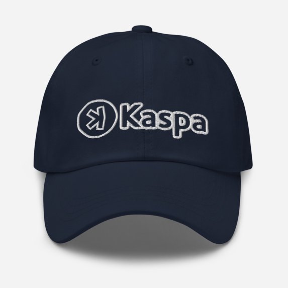 Kaspa Crypto Hat, Dad Hat, Kaspa Digital Bullrun Hat, Kaspa Miner Hat, Kaspa Crypto Miner Hat, Kaspa Crypto Mining, Kaspa Merch, Kaspa Gift (Navy)